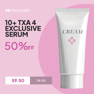 Beauty Single-Image Sale Display